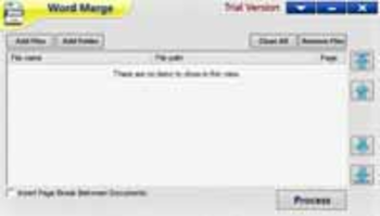 MS Word Merge Tool screenshot