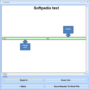 MS Word Timeline Template Software screenshot 2