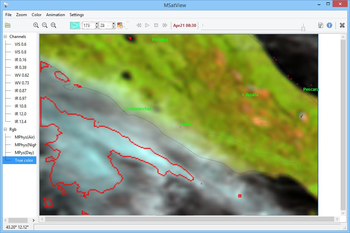 MSatView screenshot