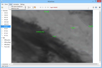 MSatView screenshot 4