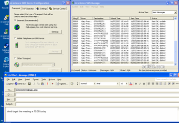 m:Science SMS Server screenshot