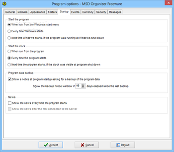 MSD Organizer Freeware screenshot 15