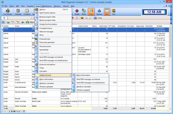 MSD Organizer Freeware screenshot 19