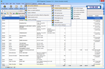 MSD Organizer Freeware screenshot 20