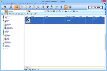 MSD Organizer Freeware screenshot 9