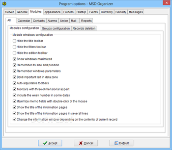 MSD Organizer Multiuser screenshot 23