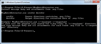 MSG Batch Extractor screenshot