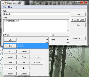 MsgBox Generator screenshot 3