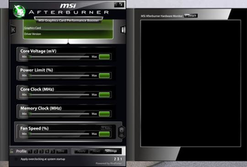 MSI Afterburner screenshot