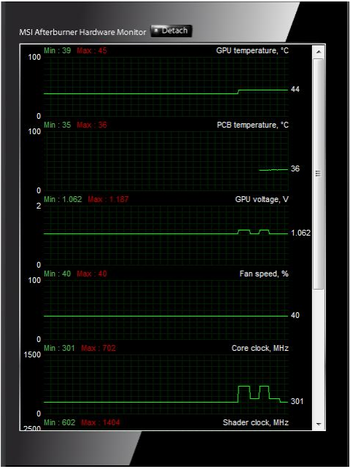 MSI Afterburner screenshot 2