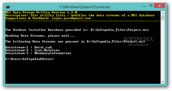 MSI Data Stream Utility screenshot 2