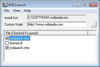 MSI Launch screenshot