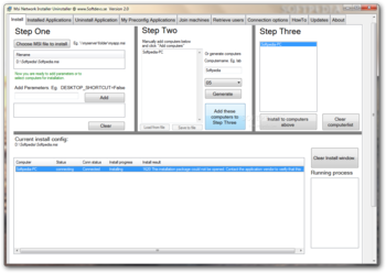 Msi Network Installer Uninstaller screenshot