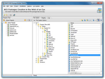 MSI Package Builder Starter screenshot
