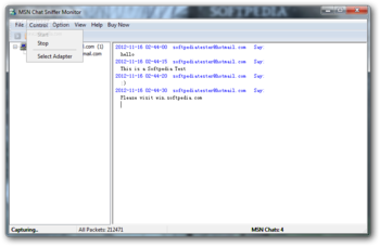 MSN Chat Monitor & Sniffer screenshot 3