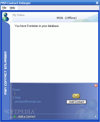 MSN Contact Enlarger screenshot 2
