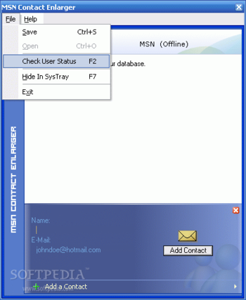 MSN Contact Enlarger screenshot 3