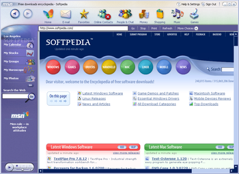 MSN Explorer screenshot