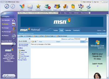 MSN Explorer screenshot 2