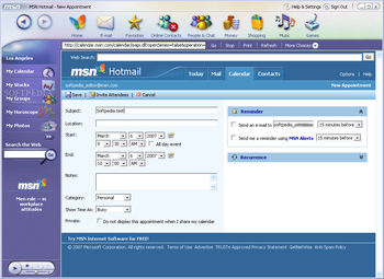 MSN Explorer screenshot 3