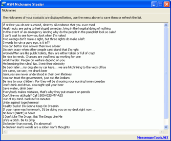 MSN Names Stealer screenshot
