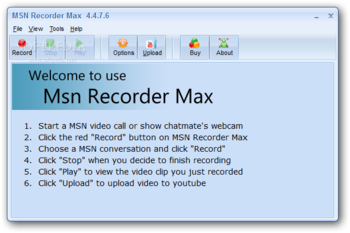 MSN Recorder Max screenshot