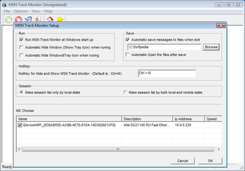 MSN Track Monitor screenshot