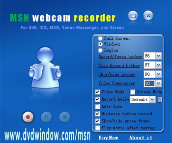MSN Webcam Recorder 2016 screenshot 1