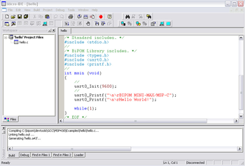 MSP Development System screenshot