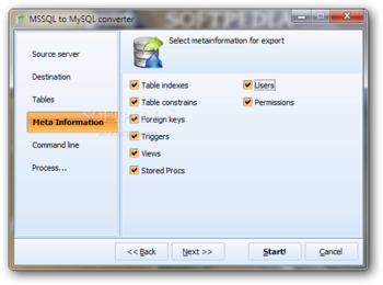 MSSQL to MySQL Converter screenshot 3