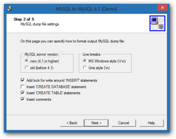 MSSQL to MySQL screenshot 4