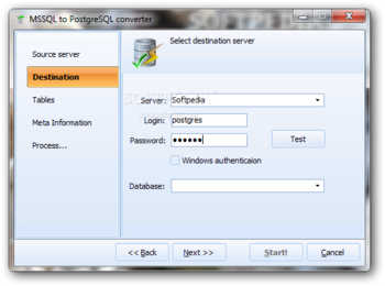 MSSQL to PostgreSQL Converter screenshot 2