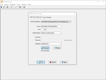 MsSqlToAccess screenshot