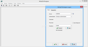 MsSqlToPostgres screenshot