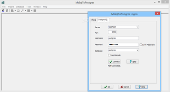 MsSqlToPostgres screenshot 2