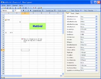 MstGrid ActiveX Control Pro screenshot
