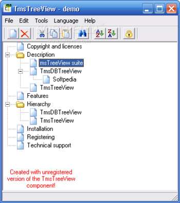 msTreeView suite screenshot