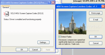 MSU Screen Capture Lossless Codec screenshot