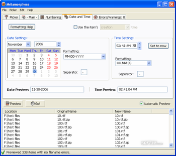 MÃƒÂ©tamorphose File -n- Folder Renamer screenshot 4