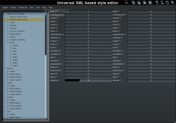 MTexturedStyleEditor screenshot