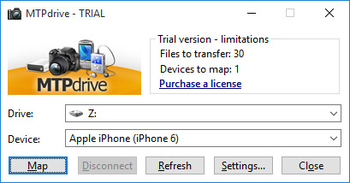 MTPdrive screenshot