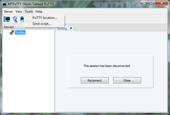MTPuTTY screenshot 4