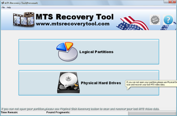 Mts Recovery Tool screenshot