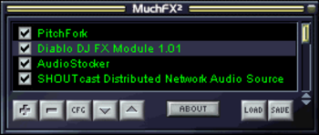 MuchFX2 Winamp Plug-in screenshot