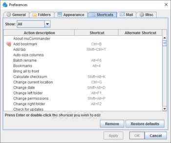 muCommander Portable screenshot 12