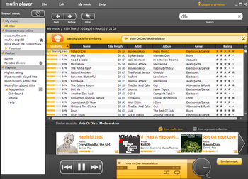 Mufin Player screenshot