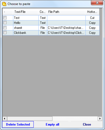 Multi Copy-Paste screenshot 2