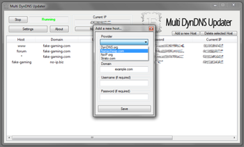 Multi DynDNS Updater screenshot 3