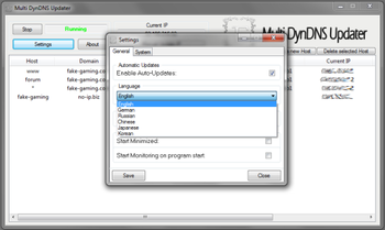 Multi DynDNS Updater screenshot 4