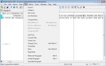 Multi-Edit Lite for SAS 2008 screenshot 2